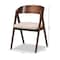 Baxton Studio Danton Mid-Century Beige Fabric Upholstered and Walnut Brown Finished Wood Dining Chair Set(2PC) PR 191-2PC-11704-ZORO - alternate 5